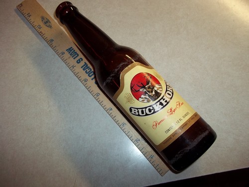 Vintage buckhorn beer bottle - vintage,