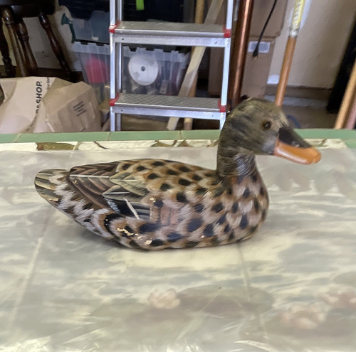 Duck statuette full - duck, body