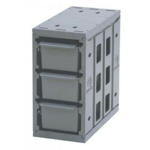 Adrian steel dc6 drawer - dc6,, 3-drawer