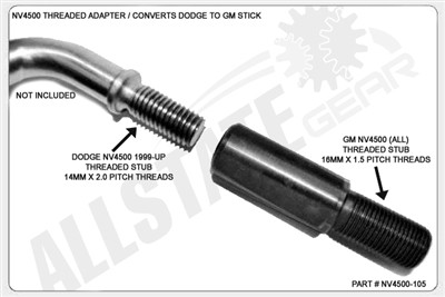 Nv4500 shifter adapter dodge - shifter,