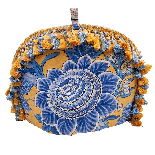 Vtg handmade chintz floral - handmade,