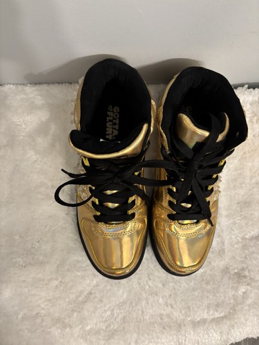 Unisex gold black sneakers - unisex,