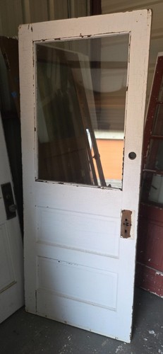 Vintage exterior wood door - exterior,