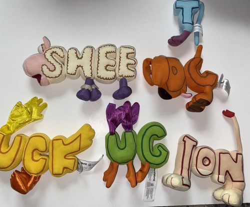 Wordworld plush letter parts - letter,