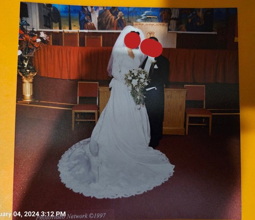 Wedding gown with - wedding, long