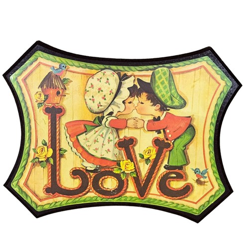 Vintage love wood wall - love,