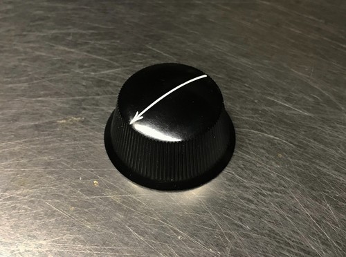 Nos black knob - black, arrow