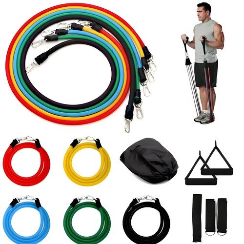 11pcs resistance band set - band,