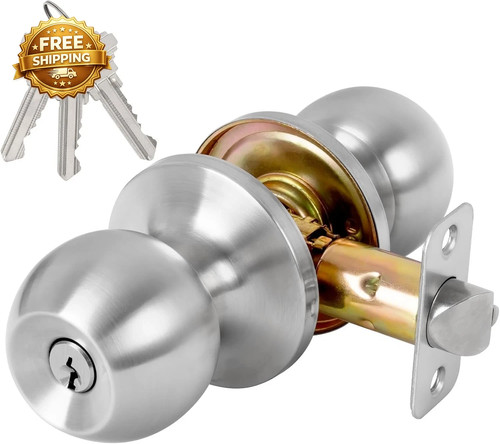 Keyed entry door knob - keyed,