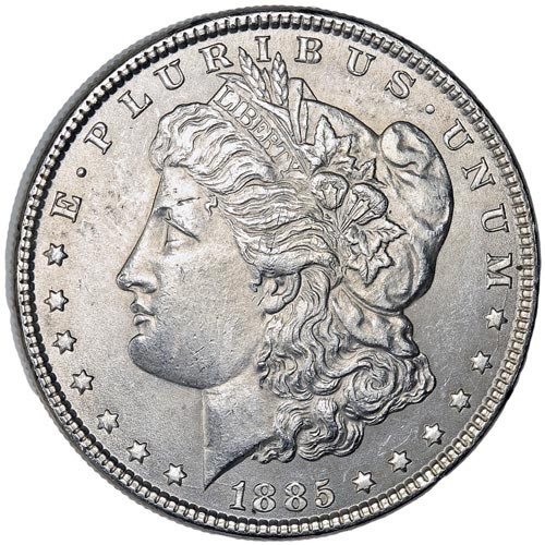 Morgan silver dollar coin - morgan,