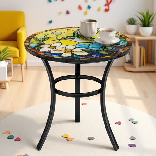 Mosaic side table 5 - mosaic,