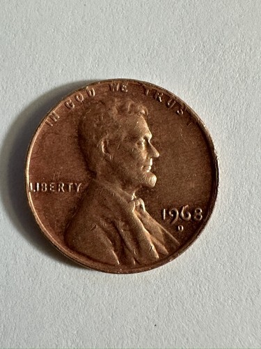 1968 penny error in - error,