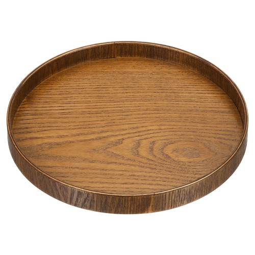 Wood serving tray round - wood,