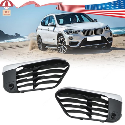 Pair front bumper grilles - pair,