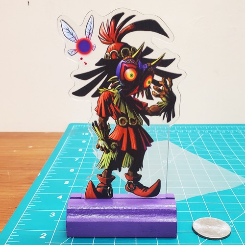 Majoras mask skull kid cutout - kid,