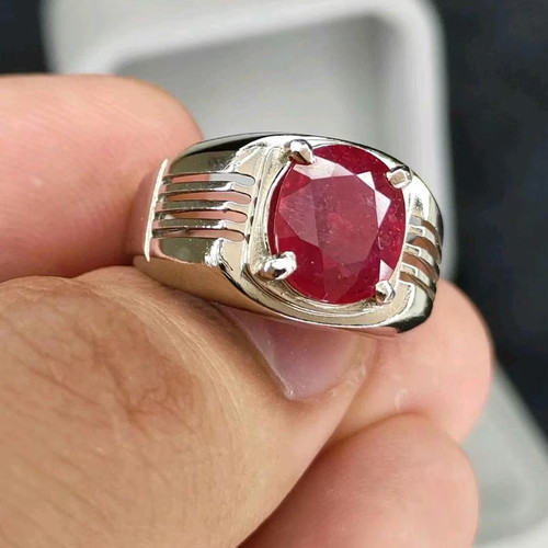 Wedding men gift - 4ct, oval