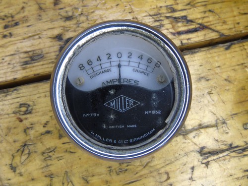 Miller ammeter velocette - miller,