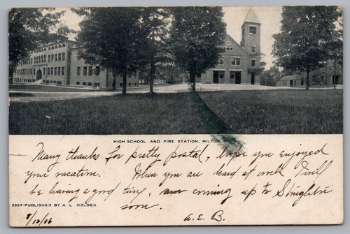 High school and fire station - high,