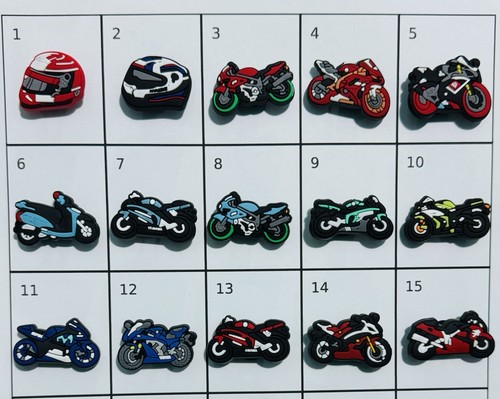 Motorcycle jibbitz crocs shoe - motorcycle,