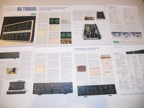 Sansui 1974 brochure 9500 - brochure, au-9500