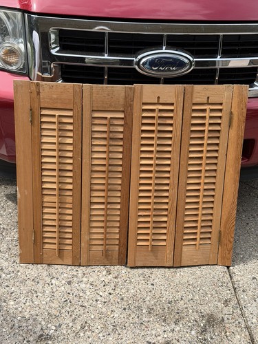 Wood indoor shutters x - 28",