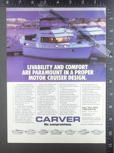 1983 advertisement for carver - 1983,