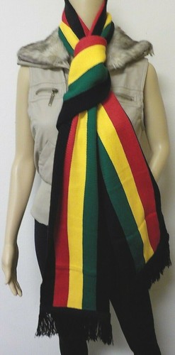 Winter warm knit scarf - scarf, rasta