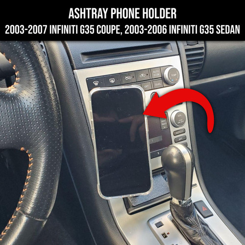 Ashtray phone holder - phone, for