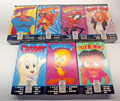 Classic cartoon vhs lot - classic,