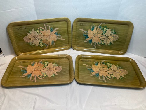 Vintage trays metal - vintage, tv