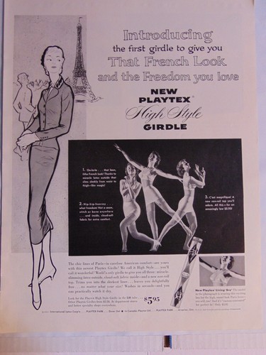 1955 playtex high - high, girdle