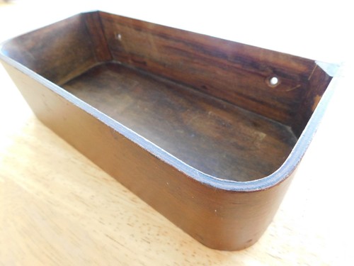 Vintage primitive wooden open - wooden,