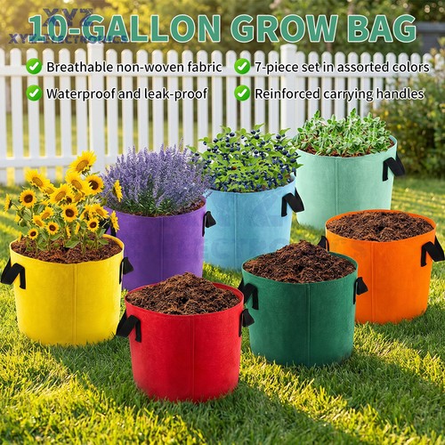 7pcs colorful fabric plant - fabric,
