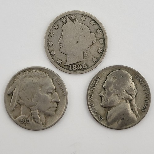 Nickels silver ww2 - 3, us
