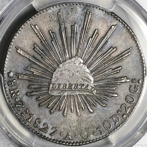 1827 pcgs mexico - mexico, 8