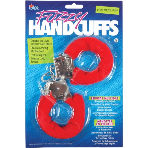 Adult toy red - furry, metal