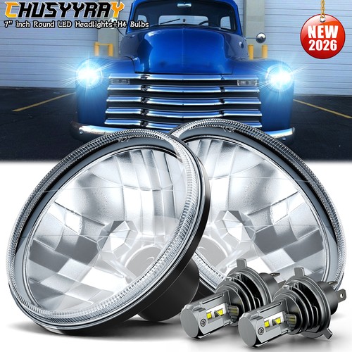Pair led headlights high - headlights, high/low