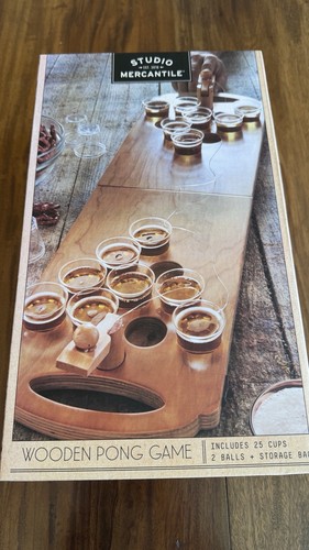 Studio mercantile wooden pong - mercantile,