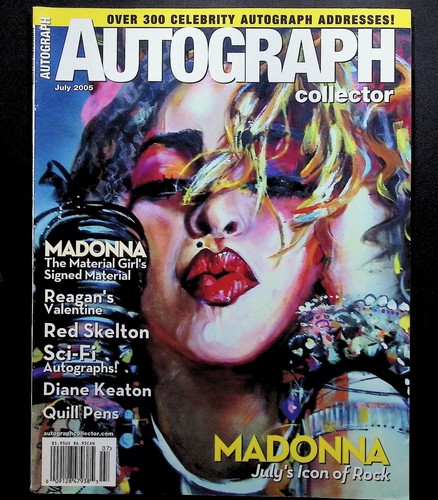 Madonna autograph collector - madonna,