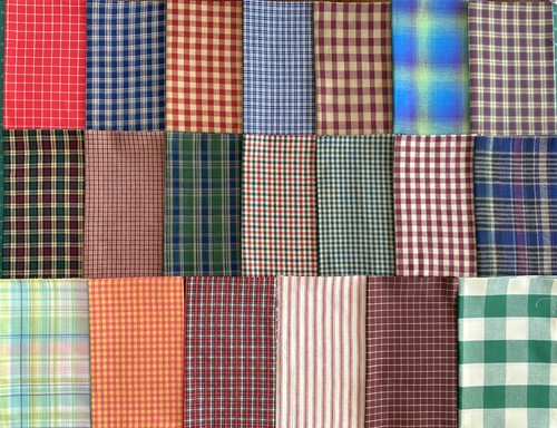 Homespun fat long quarters - 20,