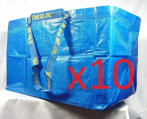 Ikea large blue bags - ikea,