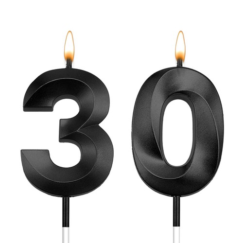 30th birthday candles - 30th,