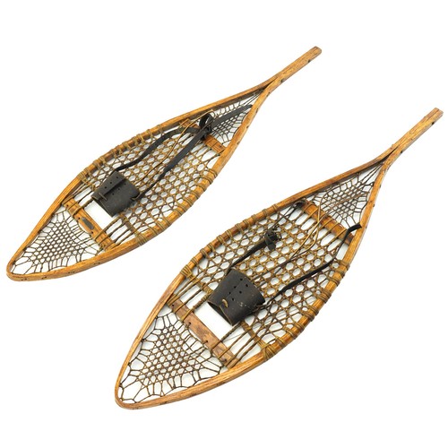 Snowshoes w leather - 12",