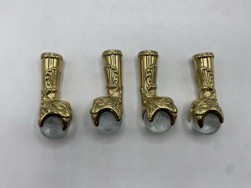 Vintage set brass claw - vintage, of