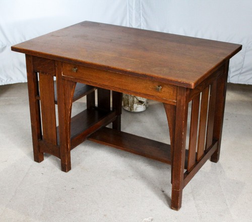 Antique mission oak desk - antique,