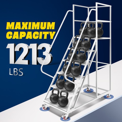 Rolling work platform - platform, ladder