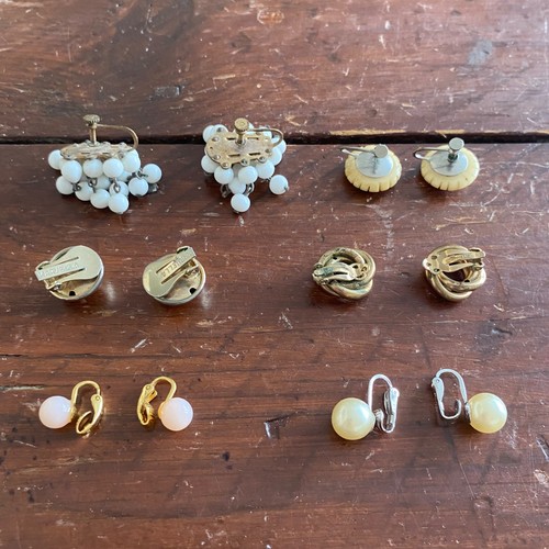 Vintage earrings pairs - vintage, 6