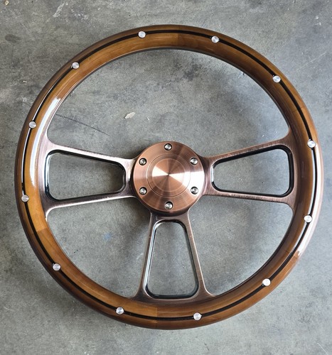Bronze mahogany wood - 14",