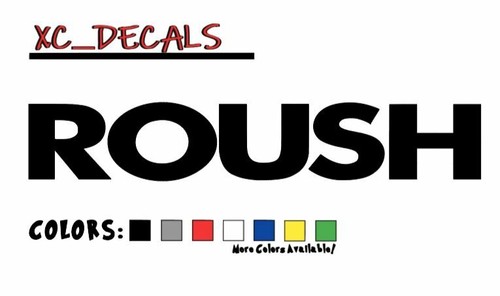 Roush brakes pair vinyl decal - roush,
