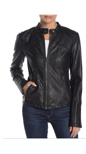 Guess faux leather - faux, bomber